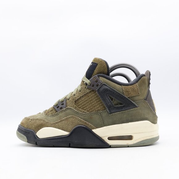 Nike Air Jordan 4 SE Retro Craft Olive Green Youth 4.5 Women’s 6 FB9928-200 - Picture 4 of 10